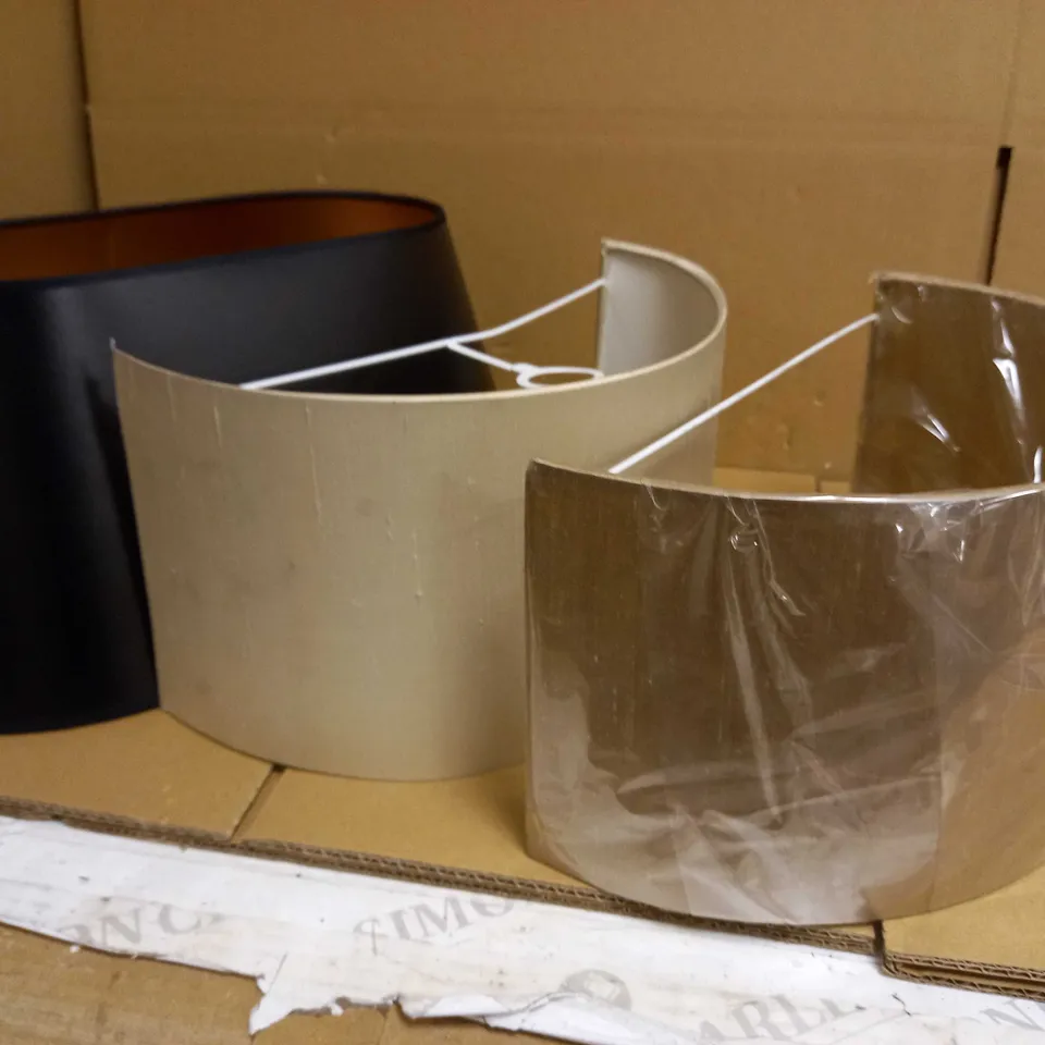 LOT OF 3X LIGHT SHADES