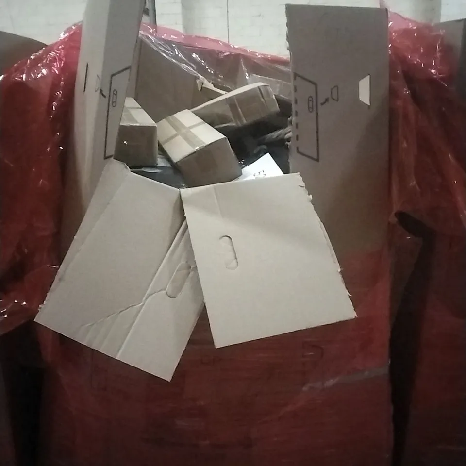 PALLET OF HOUSEHOLD ITEMS TO INCLUDE KEYBOARDS,TELESCOPE, HIGH DEFINITION HOME GAME MACHINE AND OTHER ASSORTED ITEMS....