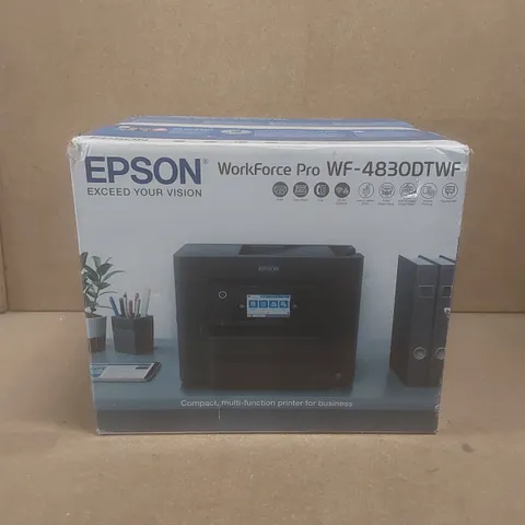 BOXED EPSON WORKFORCE PRO WF-483ODTWF COMPACT PRINTER