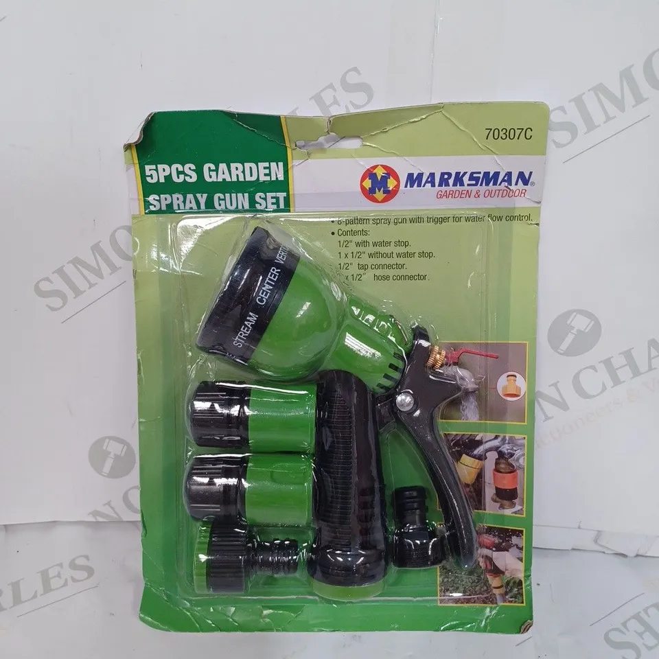 MARKSMAN 5PC GARDEN SPRAY GUN SET