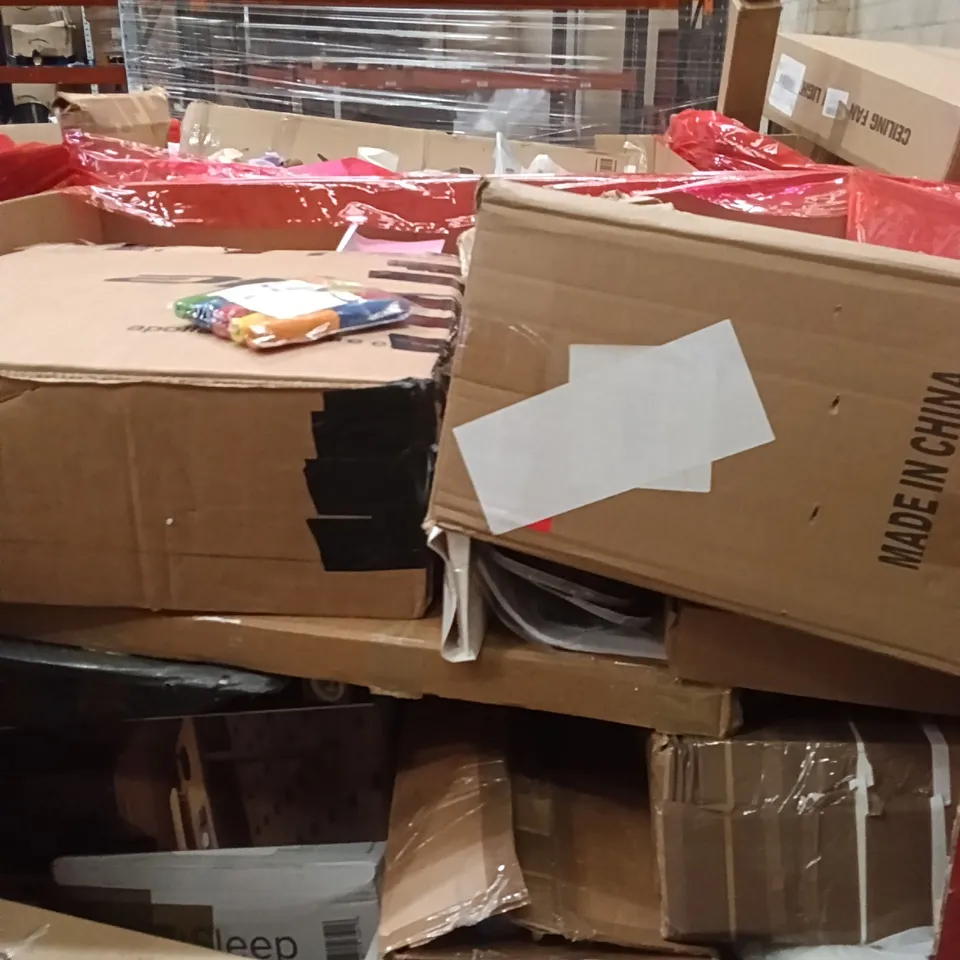 PALLET OF ASSORTED ITEMS INCLUDING - SCREEN LIGHT, SELF WASH & DRY JACKET 