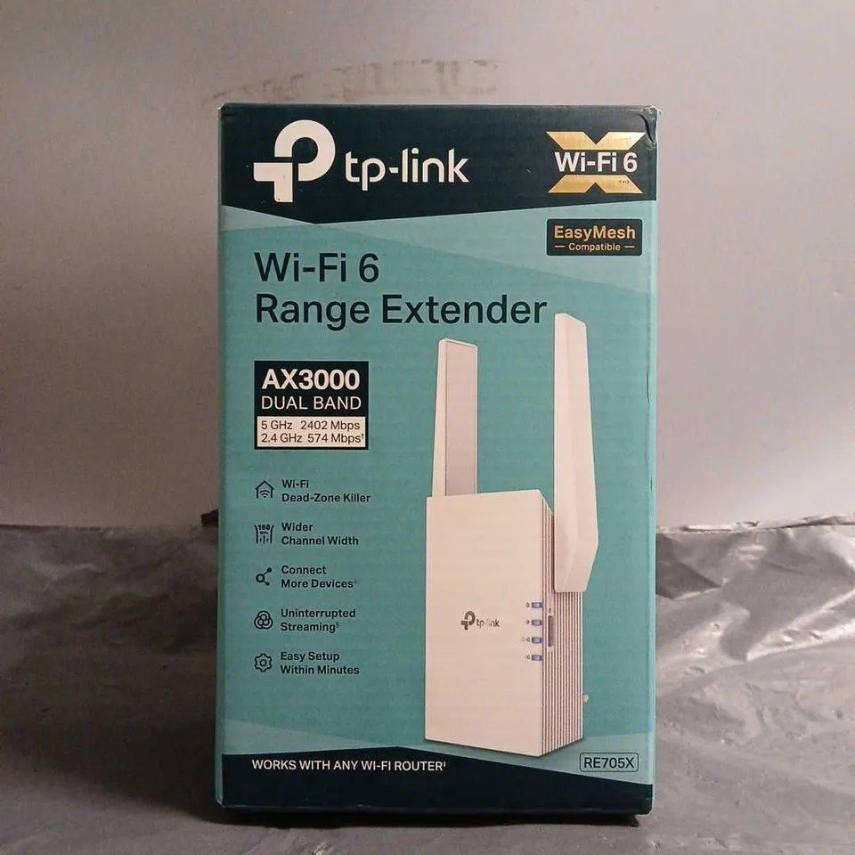 BOXED TP-LINK WI-FI 6 RANGE EXTENDER 