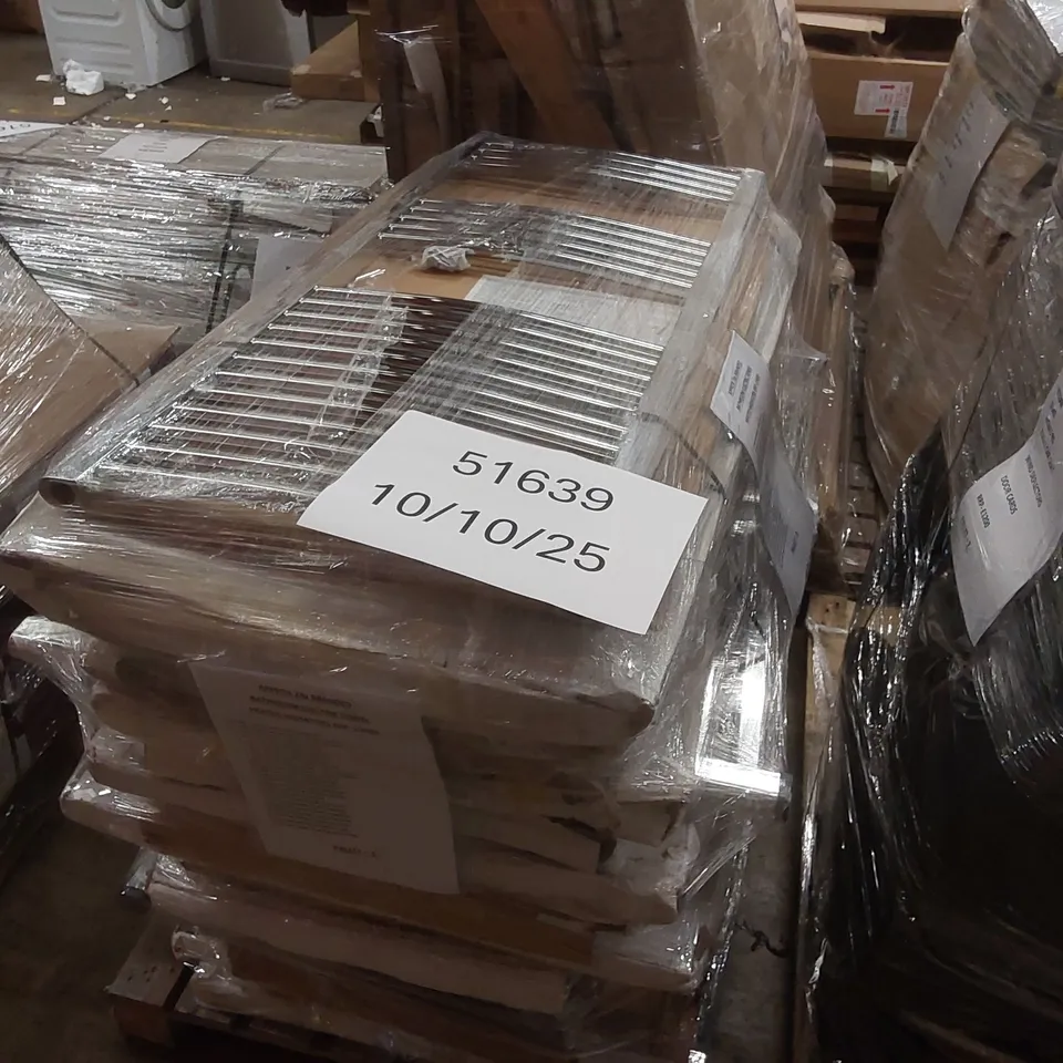 PALLET CONTAINING APPROXIMATELY 24x BATHROOM ELECTRIC HEATED TOWEL RADIATORS