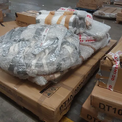 PALLET CONTAINING ASSORTED DESIGNER FURNITURE PARTS