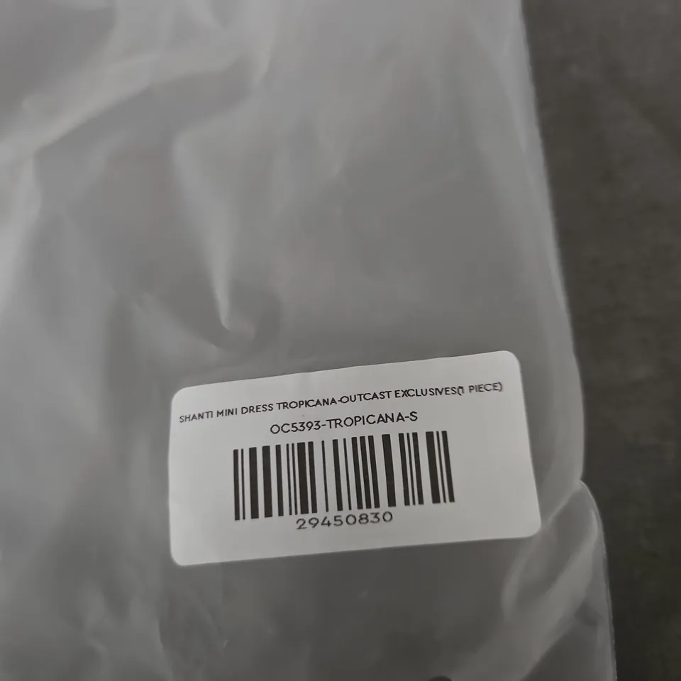 SHANT TROPICANA MINI DRESS - RED/ORANGE FLORAL, EXCLUSIVE PIECE (OUTCAST) SMALL