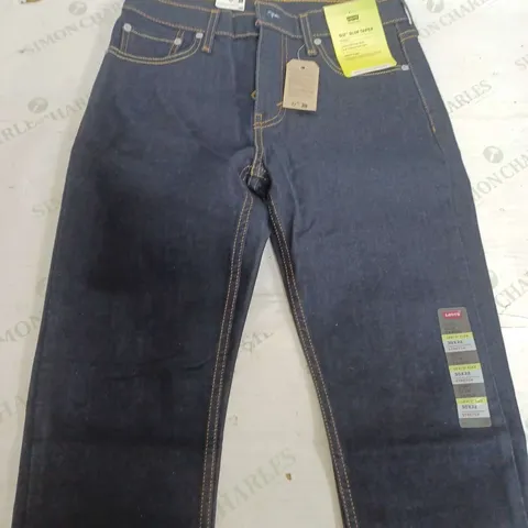 LEVI'S 512 SLIM TAPER DARK DENIM JEANS - 30W 32L
