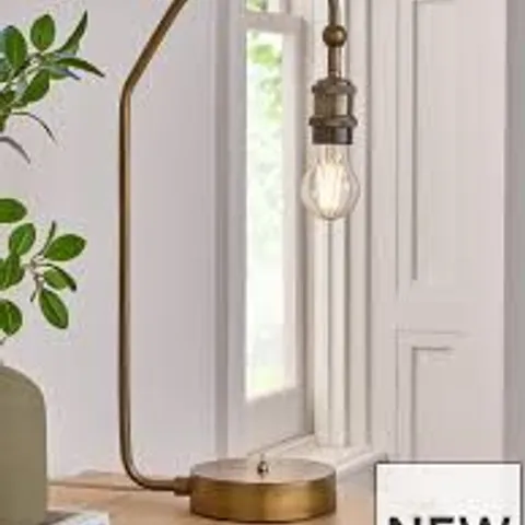 CINDER TABLE LAMP - ANTIQUE BRASS