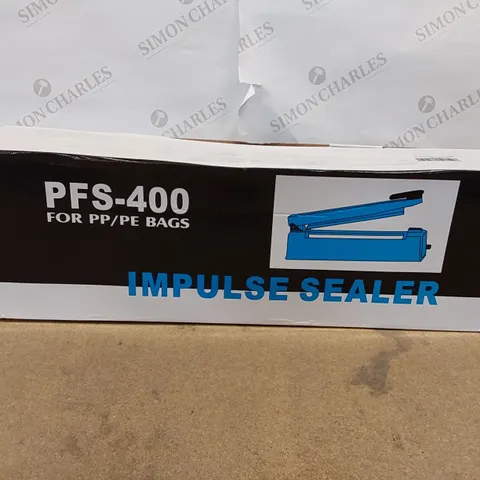 BOXED HANCHEN IMPULSE HEAT SEALER PFS-400 FOR PP/PE BAGS (1 BOX)