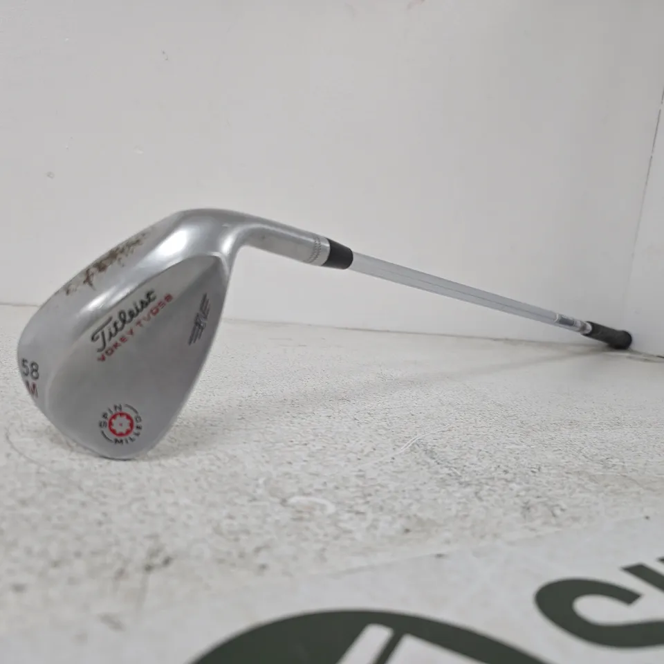 TITLEIST VOKEY DESIGN SPIN MILLED 58° WEDGE – GOLF CLUB