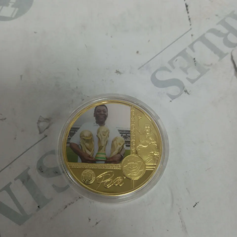 PELE GOLD COINS WORLD CUP 3X WINNER EDITION 