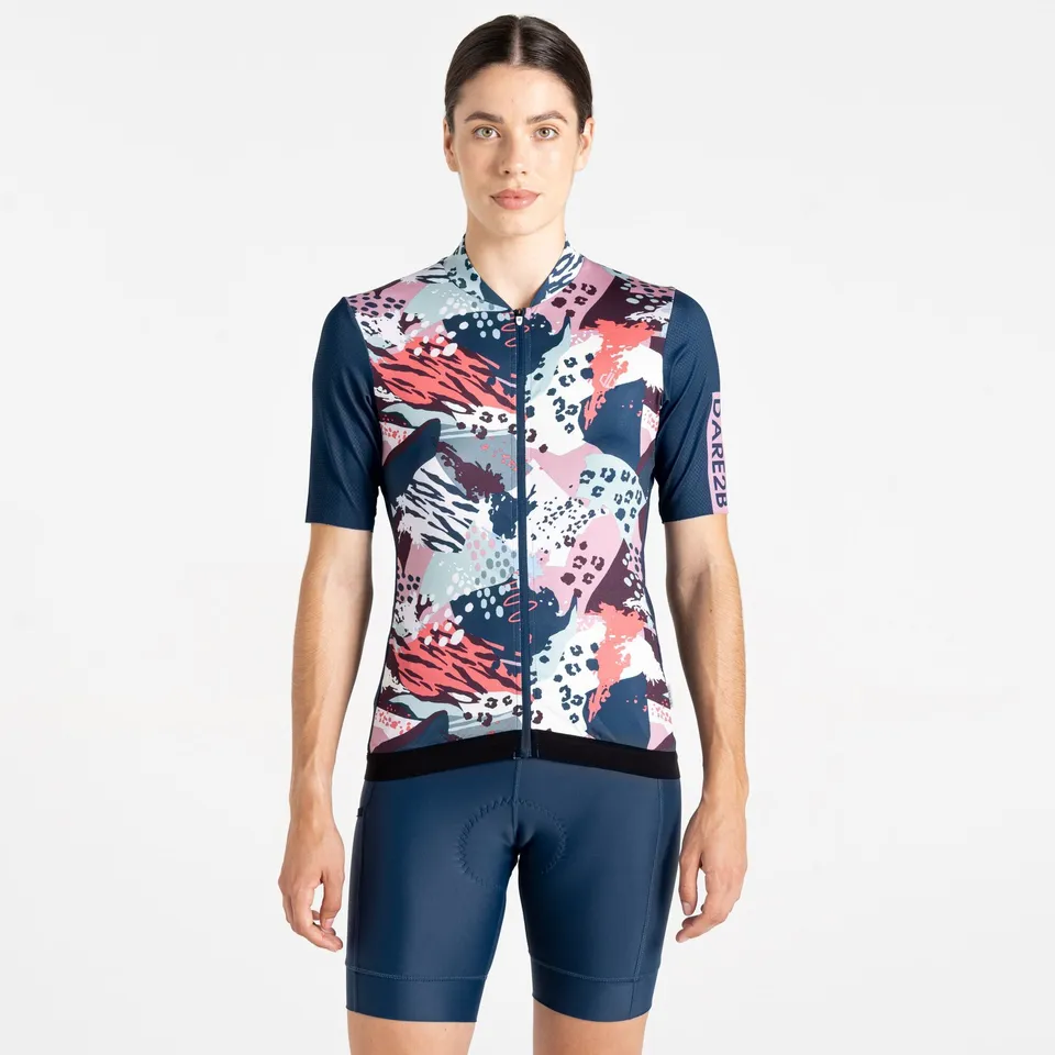 BRAND NEW DARE 2B WOMEN'S AEP STIMULUS III JERSEY IN BOLD SHAPE PRINT SIZE UK 14