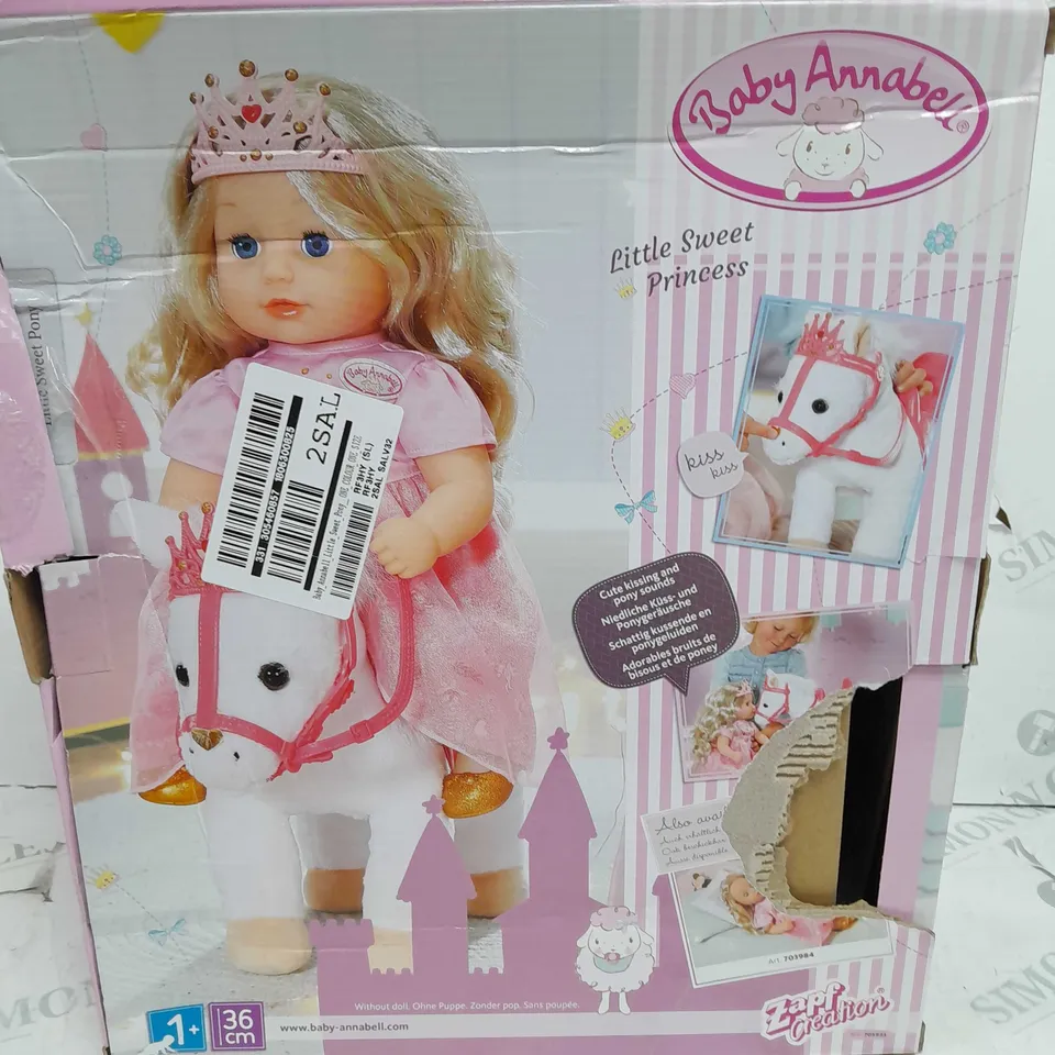 BOXED BABY ANNABELLE SWEET LITTLE PRINCESS  RRP £79.98