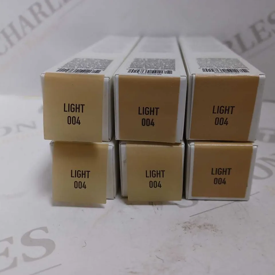 LOT OF 6 X 30ML KVD TRUE PORTRAIT LIQUID FOUNDATION - LIGHT 004