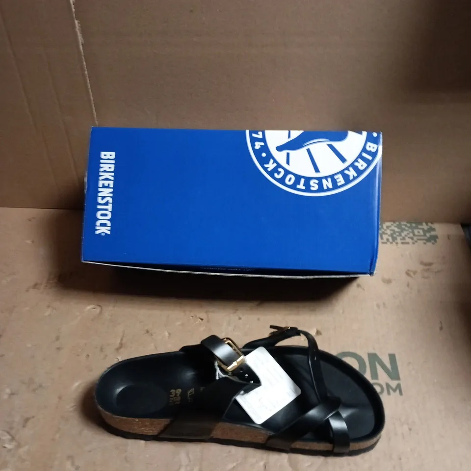 BIRKENSTOCK ARIZONA TWO-STRAP SANDALS – BLACK, UK 4 (EU 37)