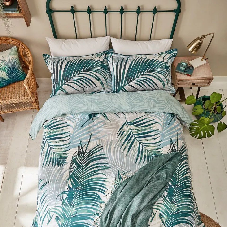 KIMONO PRINT COVER DUVET SET - 230CM X 220CM