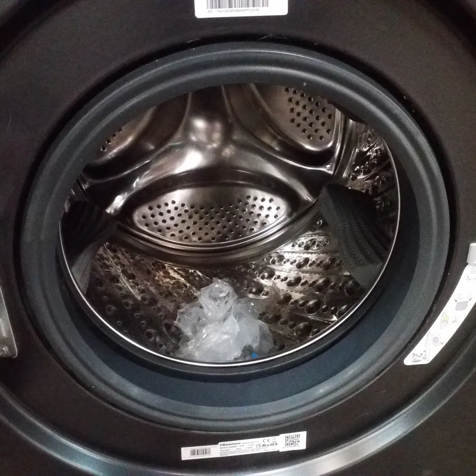 HISENSE 12KG CONNECTLIFE BLACK WASHING MACHINE 