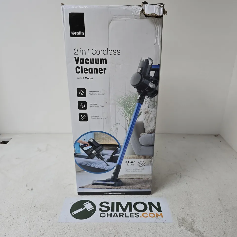 BOXED KEPLIN 2IN1 CORDLESS VACUUM CLEANER