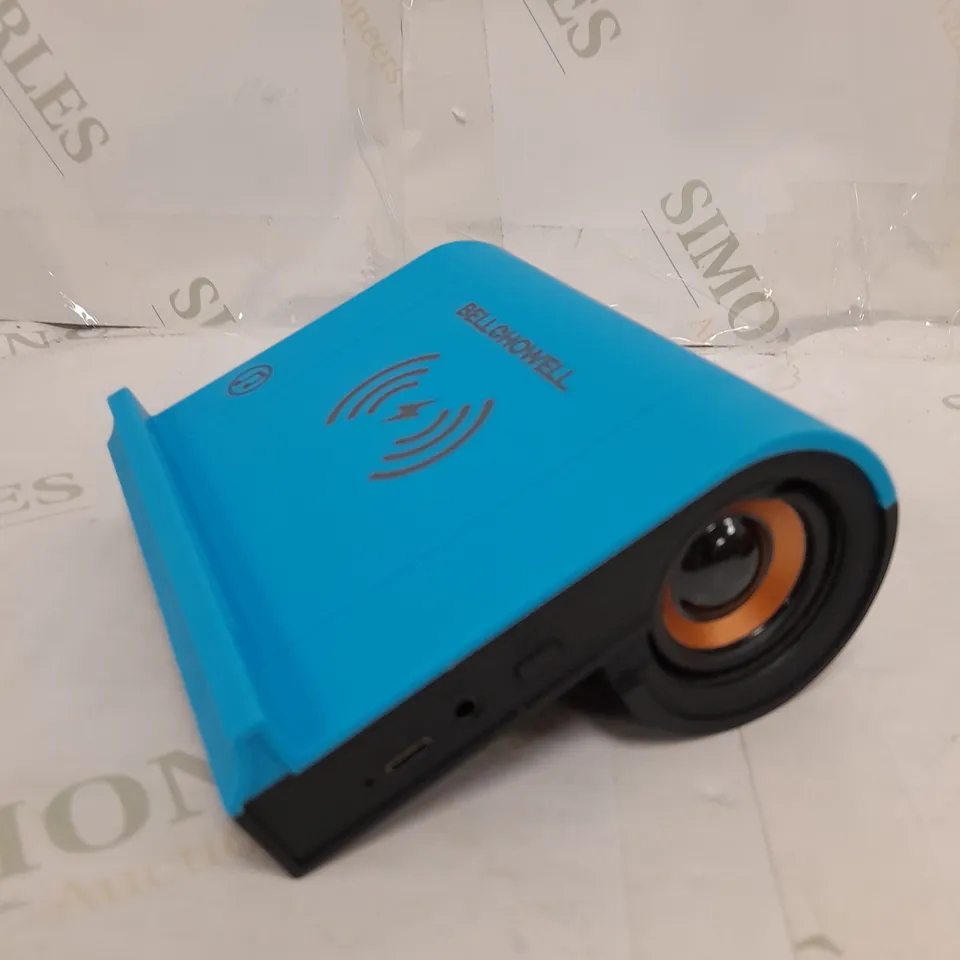 BOXED BELLHOWELL 2N1 WIRELESS CHARGING TOUCH SPEAKER CHARGER