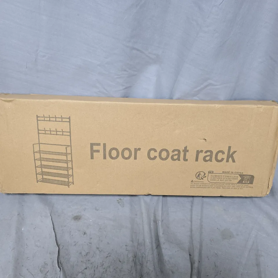 BOXED FLOOR COAT RACK