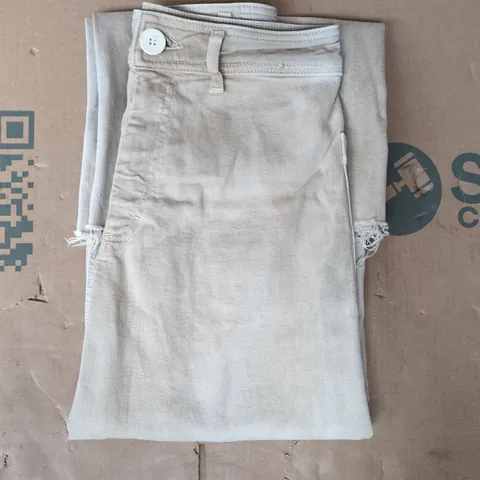 ZARA JEANS IN SAND SIZE EU 36