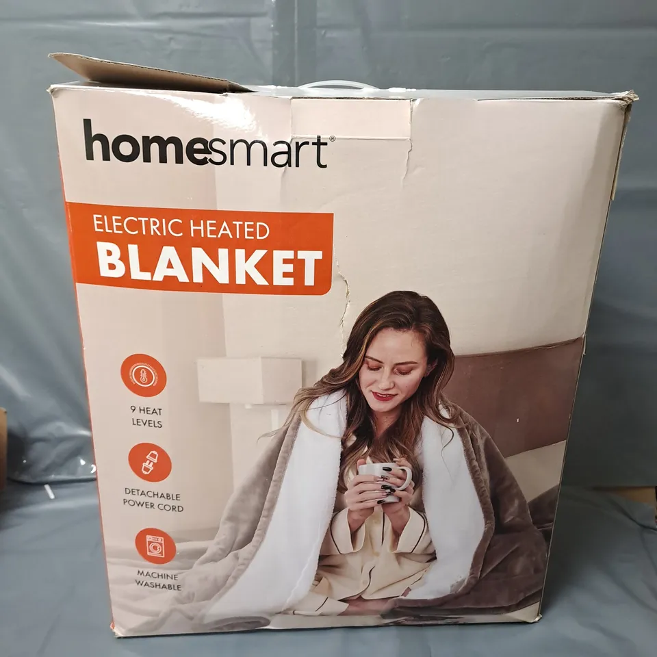 HOMESMART ELECTRIC HEATED BLANKET - GREEN 