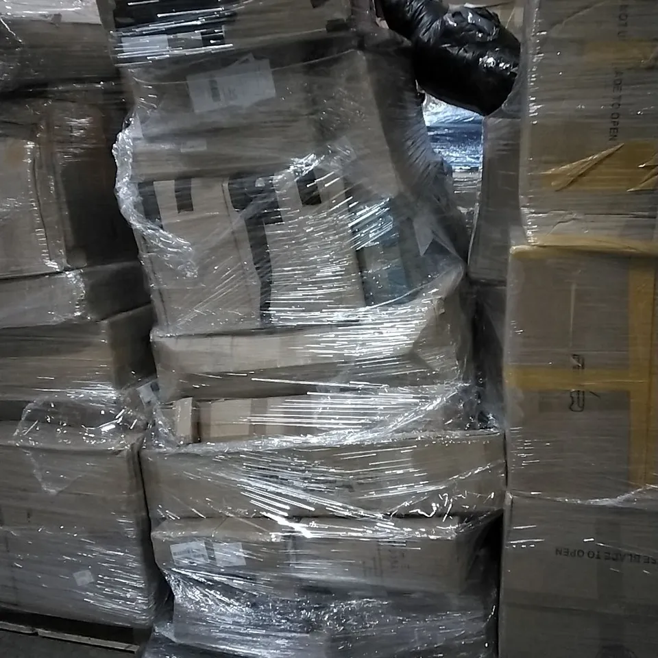 PALLET CONTAINING ASSORTED PRODUCTS INCLUDING CAT LITTER BOX, AH COAT HANGER & METAL STEEL LEGS