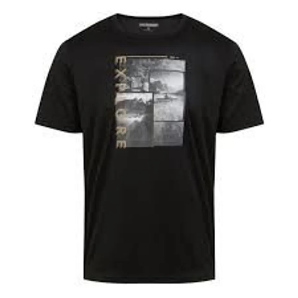 BRAND NEW REGATTA FINGEL VIII T-SHIRT IN BLACK -  SIZE 4XL