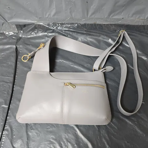 RADLEY LONDON POCKETS ICON SMALL ZIP TOP CROSSBODY BAG GREY 