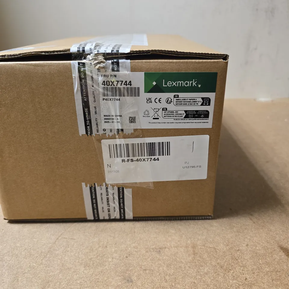 LEXMARK 40X7744 FUSER UNIT BOXED