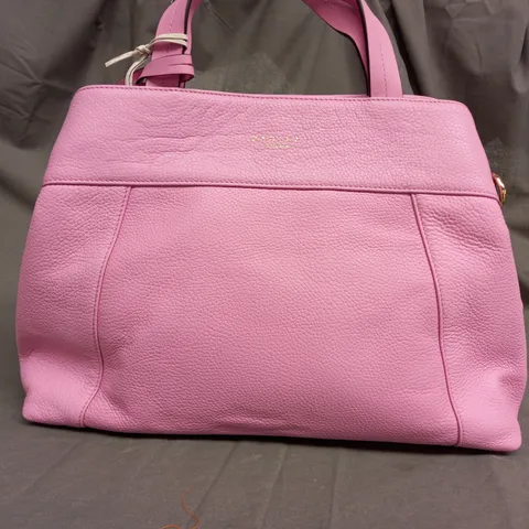 RADLEY LONDON SHEPHERDESS WALK SUGAR PINK BAG