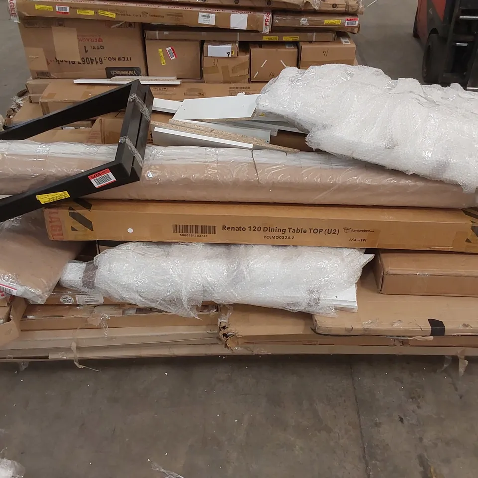 PALLET TO CONTAIN ASSORTED BOXED FURNITURE AND FURNITURE PARTS