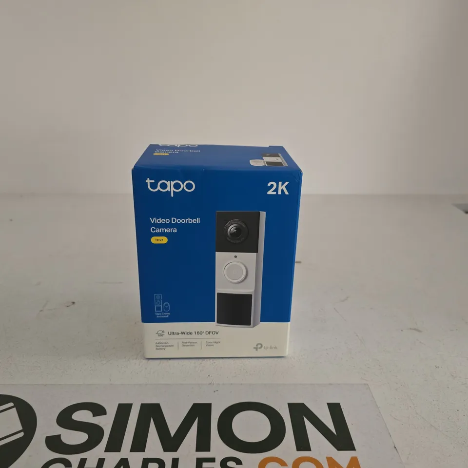 TAPO 2K VIDEO DOORBELL BOXED