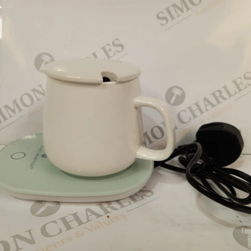 PLUG IN DRINK WARMER SET COLOUR: WHITE