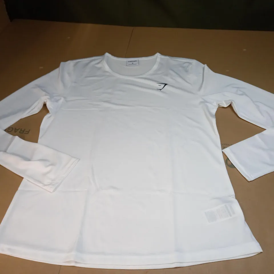 MENS GYMSHARK LONG SLEEVED T-SHIRT SIZE M