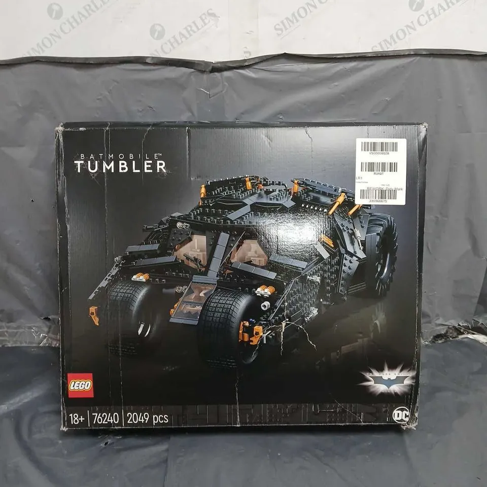 BOXED LEGO 76240 BATMAN THE DARK KNIGHT TRILOGY BATMOBILE TUMBLER 76240 RRP £229.99