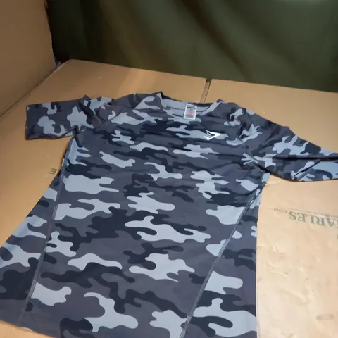 CARGO DESIGNED GYMSHARK SHIRT SIZE S 