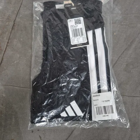 Adidas Kids' Track Pants Black/White 7-8 Years – JG 3S LEG 230