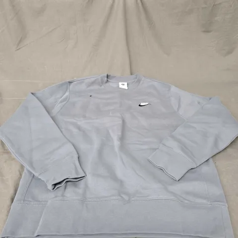 NIKE DARK GREY LONG SLEEVE JUMPER SIZE M