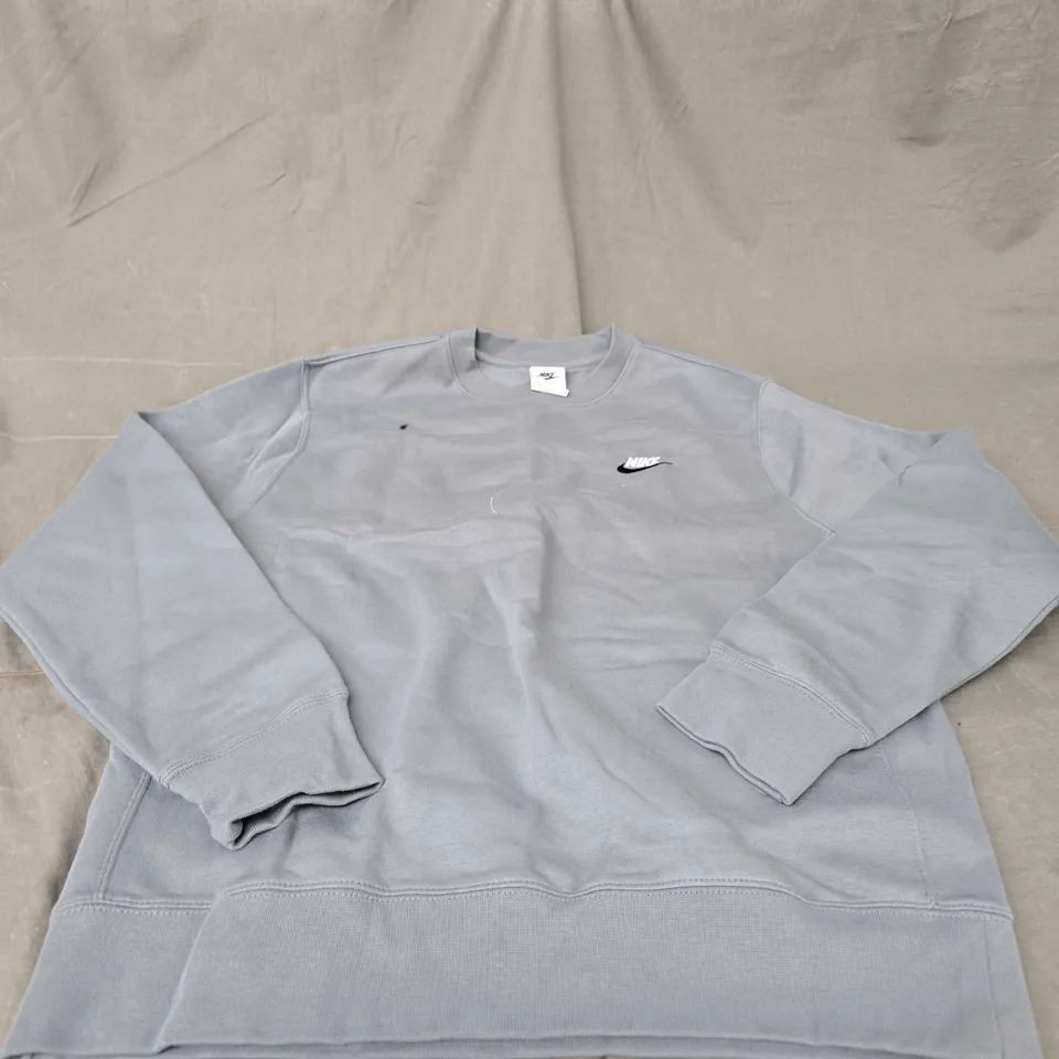 NIKE DARK GREY LONG SLEEVE JUMPER SIZE M