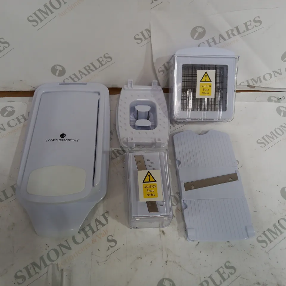 COOK'S ESSENTIALS MULTIFUNCTIONAL SLICER & DICER - WHITE