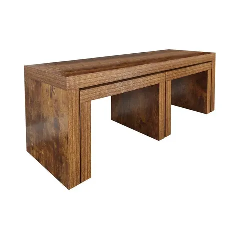 BOXED POLLMAN 3-PIECE LIVING ROOM TABLE SET 