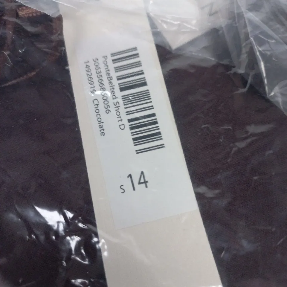 ROMAN BLACK BELTED SHORT D – UK SIZE 14