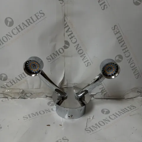 LAWRENCE 2 LIGHT INTERGRADTED LED WALL LIGHT