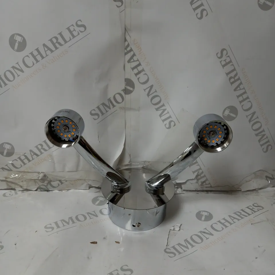 LAWRENCE 2 LIGHT INTERGRADTED LED WALL LIGHT