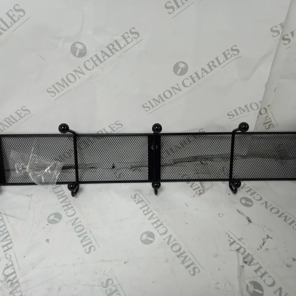 BOXED SAFCO ONYX WALL MOUNTED COAT RACK