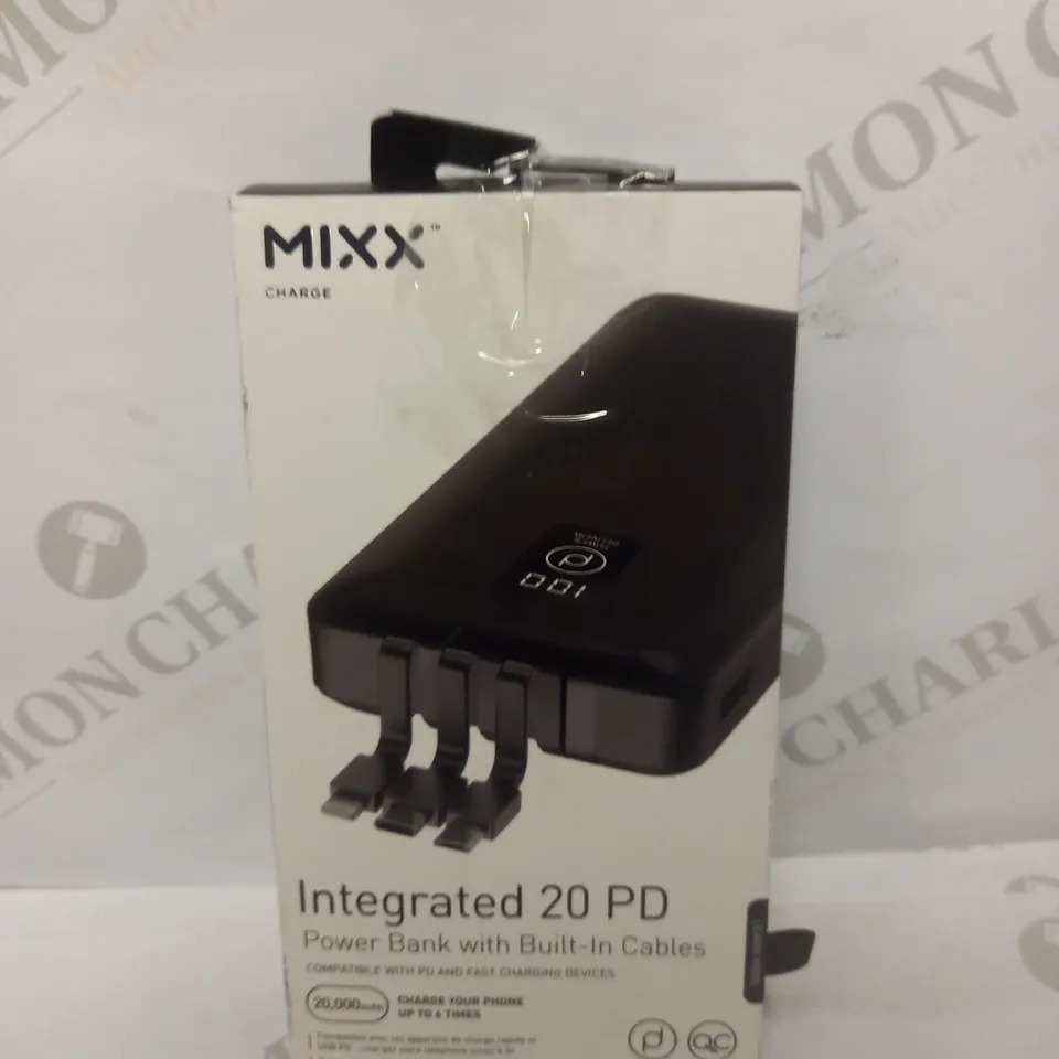 MIXX INTEGRATED 20PD POWER BANK 