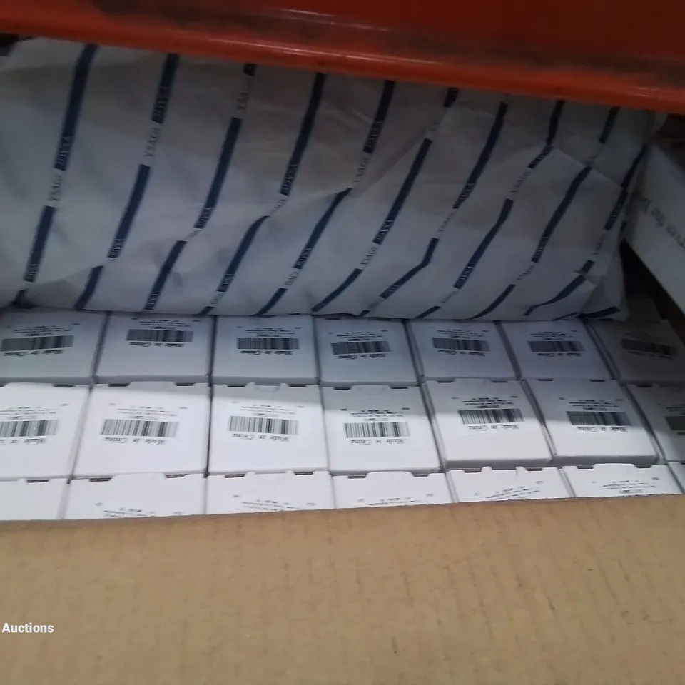 BOX CONTAINING APPROXIMATELY 35 RUBBER DESK MATS