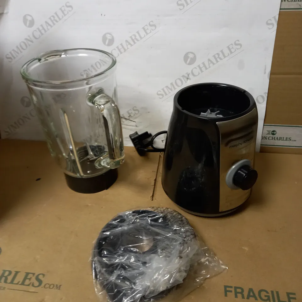 MORPHY RICHARDS TOTAL CONTROL GLASS TABLE BLENDER 