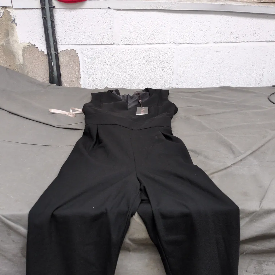 PHASE EIGHT DIONNE JUMPSUIT BLACK SIZE 14 WITH TAGS
