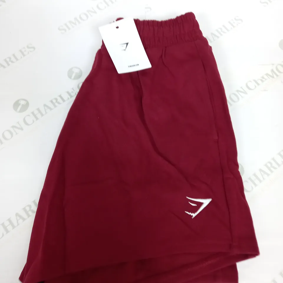 GYMSHARK TRAINING FLEECE SHORTS SIZE S